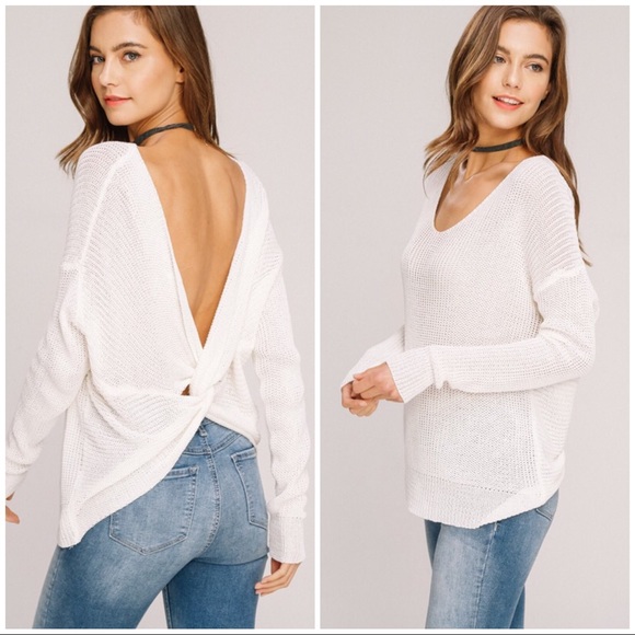 1 LEFT SALE-FIRM‼️Knotted up Pullover - Picture 2 of 3